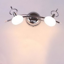 Éclairage de salle de bain moderne contemporain G4 métal