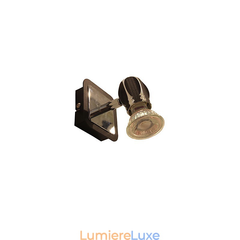 Appliques murales modernes noires pour salle de bain 3 W