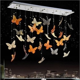 Lampe Suspension Papillon Lampe Cristal