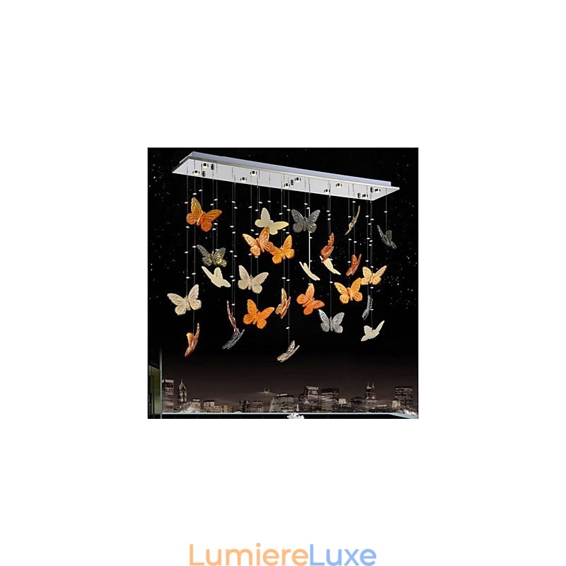 Lampe Suspension Papillon Lampe Cristal