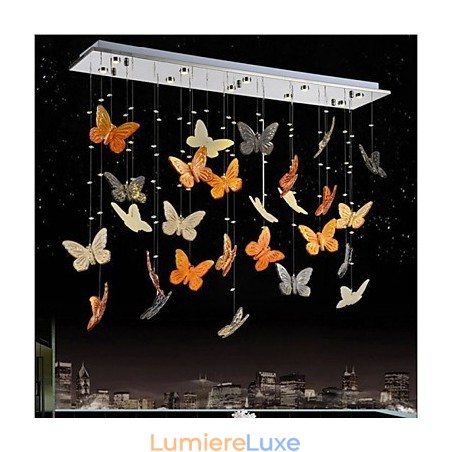 Lampe Suspension Papillon Lampe Cristal Lampe Suspension Papillon Lampe Cristal