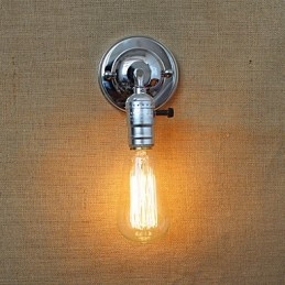 Interrupteurs rotatifs, style rural américain, rétro, moderne, ampoule Edison, mini lampe murale de salon