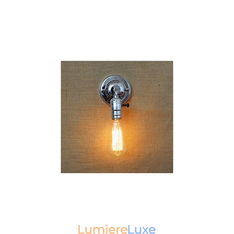 Interrupteurs rotatifs, style rural américain, rétro, moderne, ampoule Edison, mini lampe murale de salon