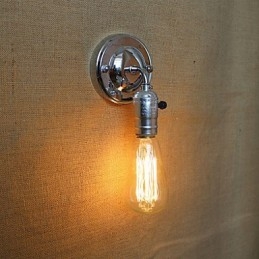 Interrupteurs rotatifs, style rural américain, rétro, moderne, ampoule Edison, mini lampe murale de salon