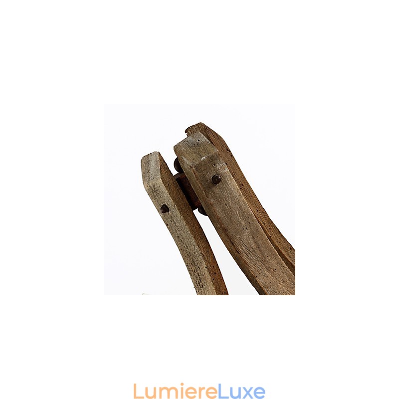 Lampe murale vintage américaine rustique en bois en forme de tonneau à vin pour salon et chambre à coucher