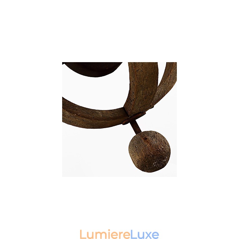 Lampe murale vintage américaine rustique en bois en forme de tonneau à vin pour salon et chambre à coucher