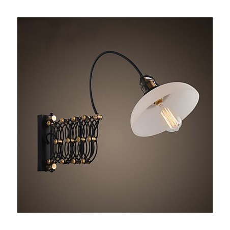 Lampe murale télescopique en fer, style vintage industriel américain, idéal pour un restaurant, une chambre à coucher, un bureau, un escalier ou un couloir Lampe murale télescopique en fer, style vintage industriel américain, idéal pour un restaurant, une chambre à coucher, un bureau, un escalier ou un couloir