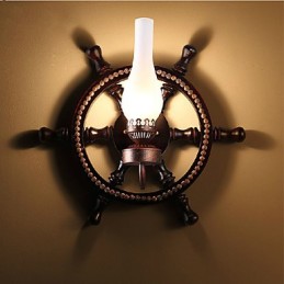 Applique murale une lumière et verre