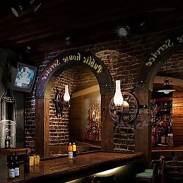 Applique murale une lumière et verre
