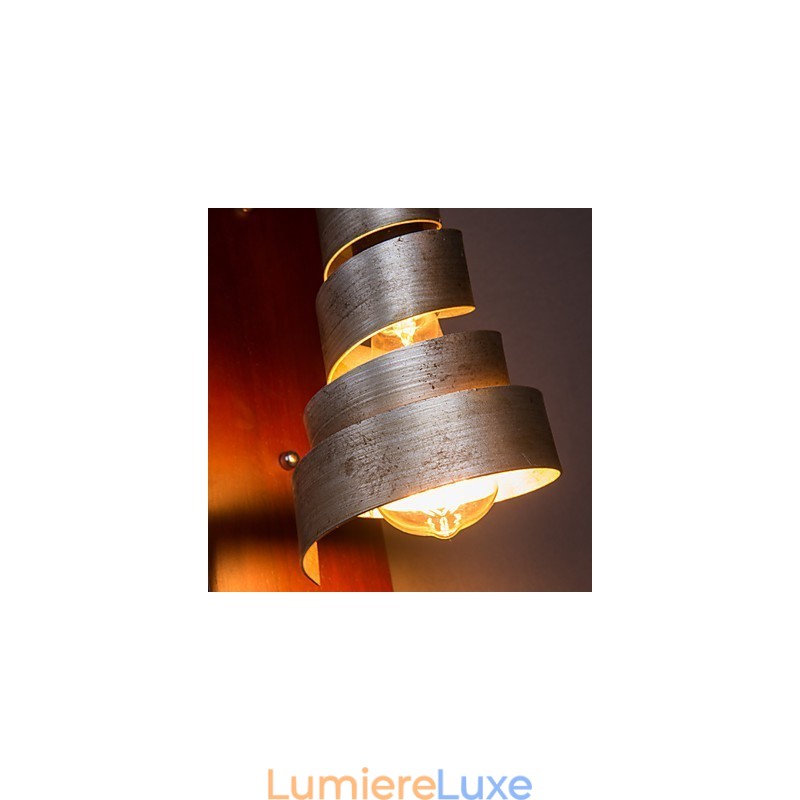 Appliques murales en bois antique 1 lumière
