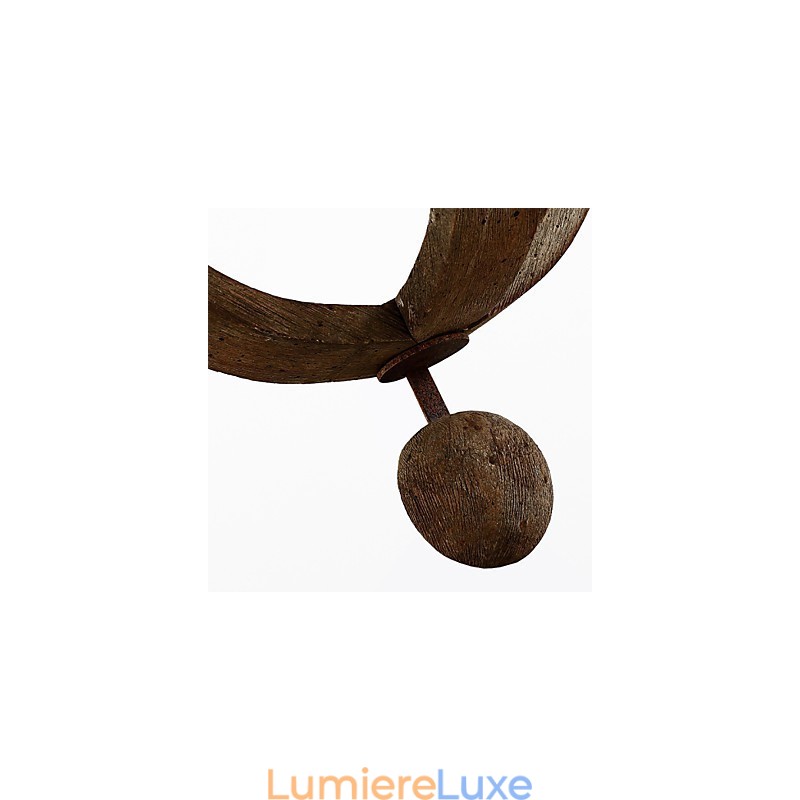 Appliques murales de style mini rustique Lodge bois bambou