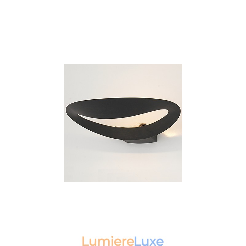 Applique murale artistique à 1 lumière en noir et blanc