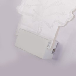 Applique murale en acrylique, lampe en PVC, puce lumineuse, moderne, contemporaine, en métal