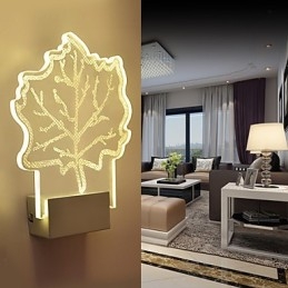 Applique murale en acrylique, lampe en PVC, puce lumineuse, moderne, contemporaine, en métal