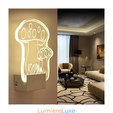 Applique murale en acrylique, lampe en PVC, lumière moderne contemporaine en métal Applique murale en acrylique, lampe en PVC, lumière moderne contemporaine en métal