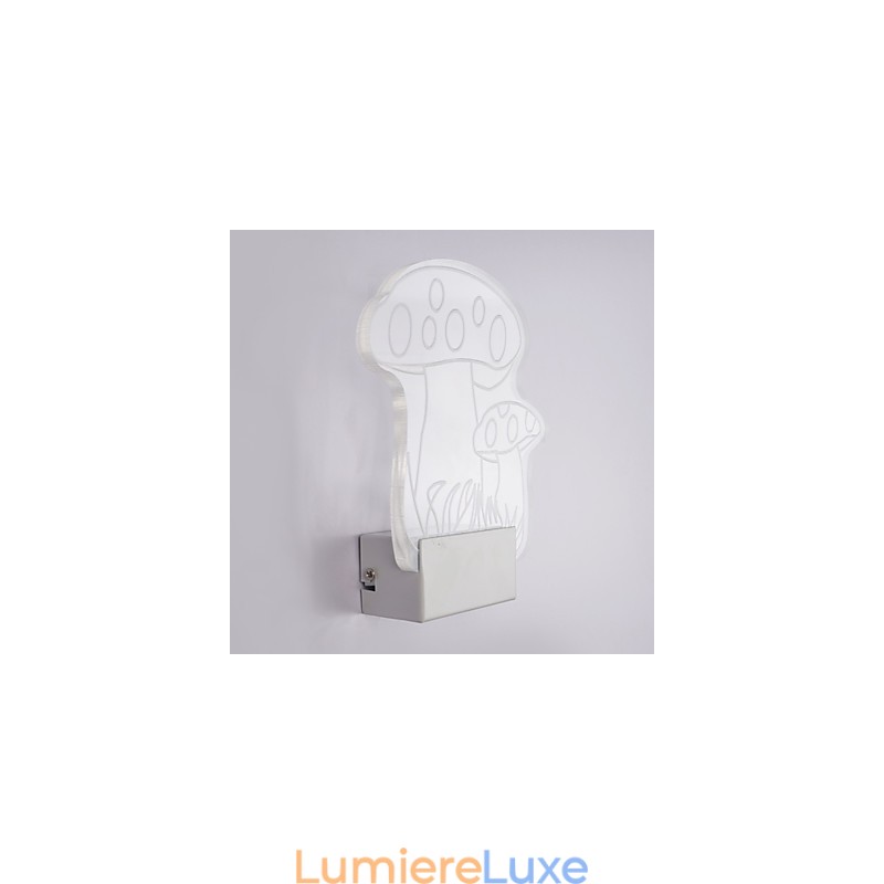 Applique murale en acrylique, lampe en PVC, lumière moderne contemporaine en métal