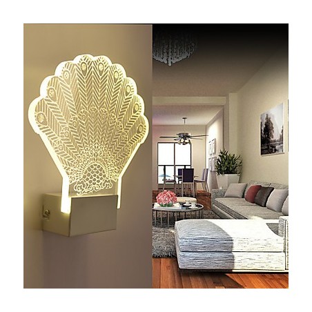 Applique murale en acrylique, lampe en PVC, lumière moderne contemporaine en métal Applique murale en acrylique, lampe en PVC, lumière moderne contemporaine en métal