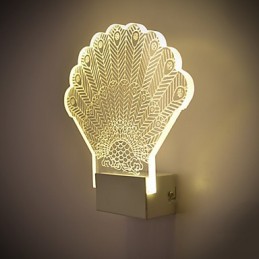Applique murale en acrylique, lampe en PVC, lumière moderne contemporaine en métal