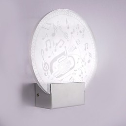 Applique murale en acrylique, lampe en PVC, lumière moderne contemporaine en métal
