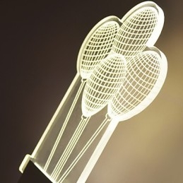 Applique murale en acrylique, lampe en PVC, lumière moderne contemporaine en métal