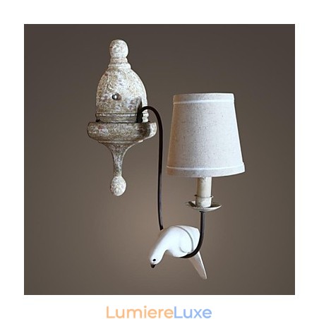 Appliques murales style mini style campagne bois bambou Appliques murales style mini style campagne bois bambou