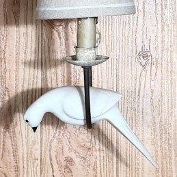 Appliques murales style mini style campagne bois bambou