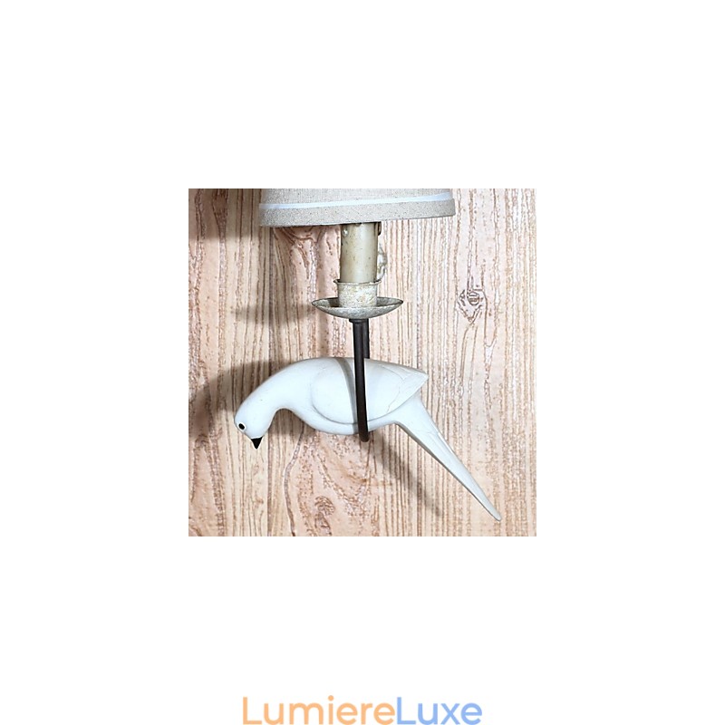 Appliques murales style mini style campagne bois bambou