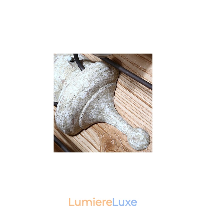 Appliques murales style mini style campagne bois bambou