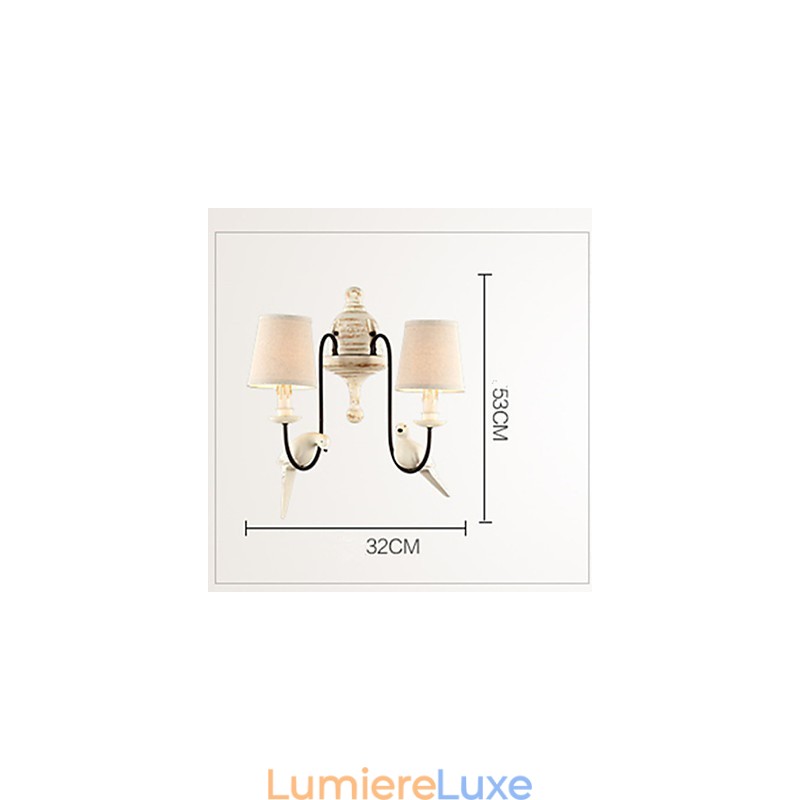 Appliques murales Mini Style Traditionnel Classique Résine
