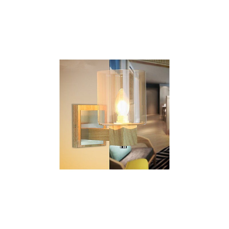 Appliques murales Mini Style Traditionnel Classique Bois Bambou