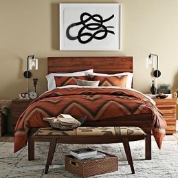 Applique murale moderne avec abat-jour tambour en verre