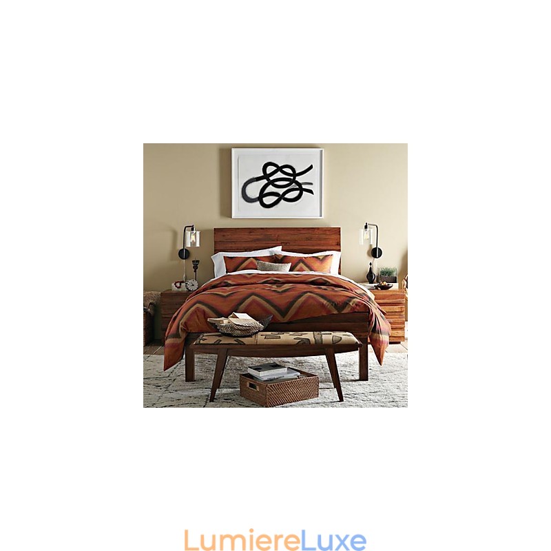 Applique murale moderne avec abat-jour tambour en verre