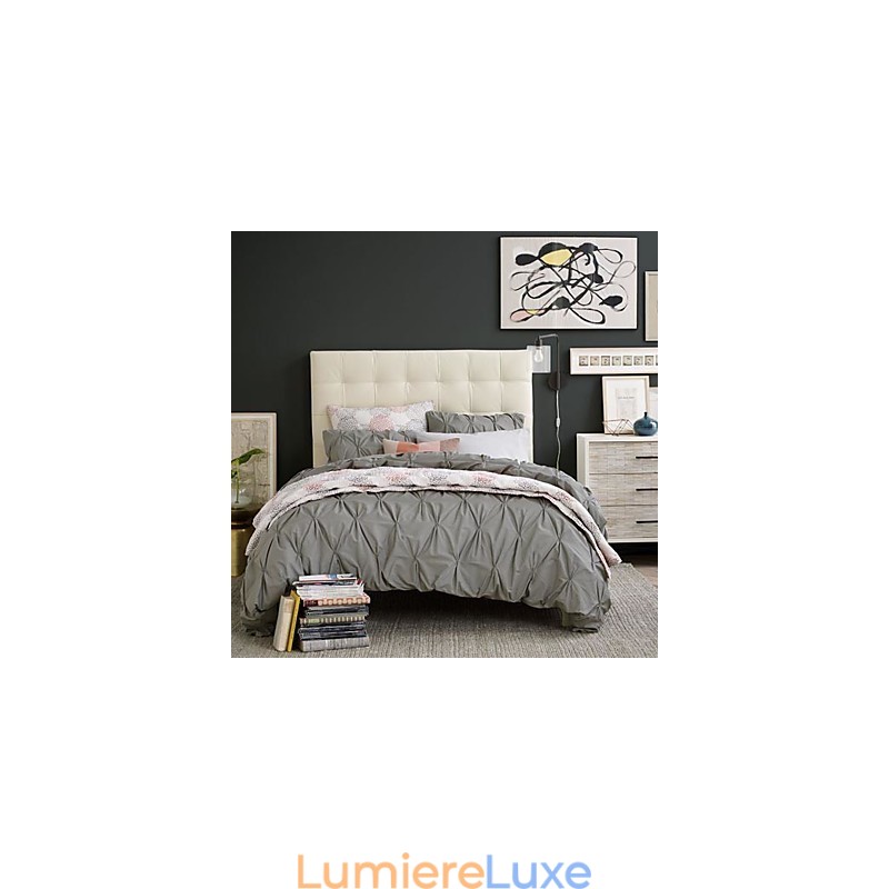 Applique murale moderne avec abat-jour tambour en verre