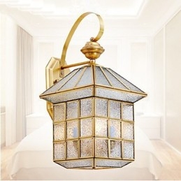 Lampe d'extérieur Lampe de jardin Lampe d'extérieur Lampe entièrement en cuivre D