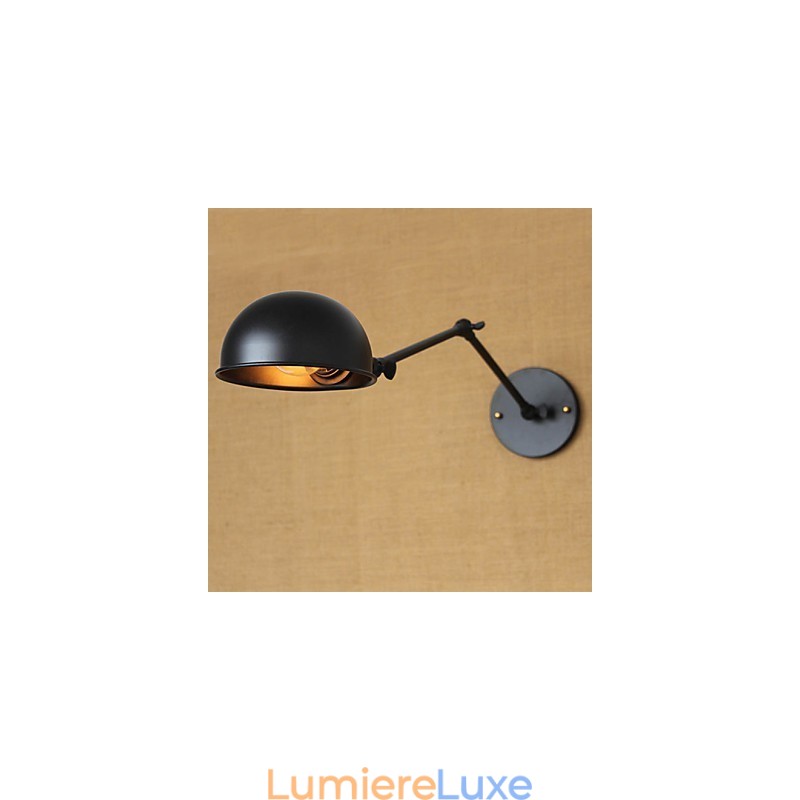 Appliques murales, lampes pivotantes, lampes de lecture, style mini, style rustique, style lodge, métal