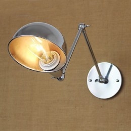 Appliques murales, lampes pivotantes, lampes de lecture, style mini, style rustique, style lodge, métal