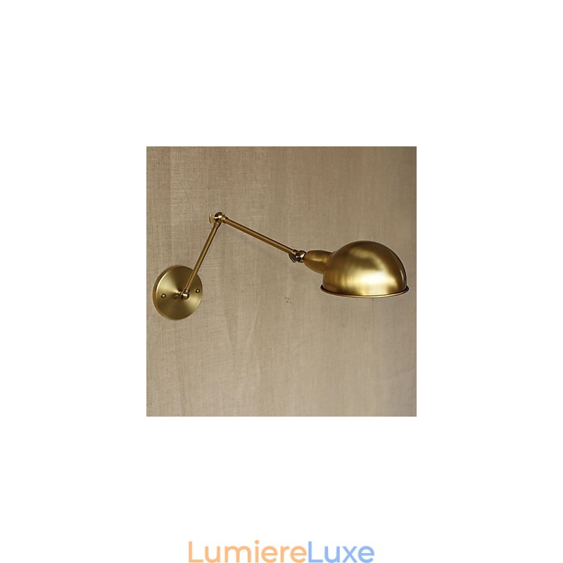 Appliques murales, lampes pivotantes, lampes de lecture, style mini, style rustique, style lodge, métal