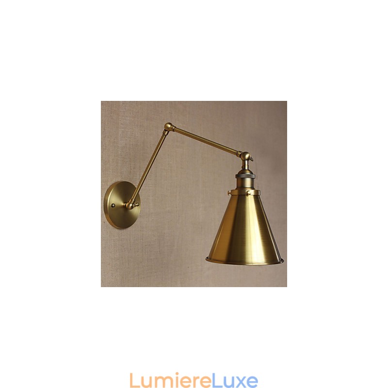 Appliques murales, lampes pivotantes, lampes de lecture, style mini, style rustique, style lodge, métal