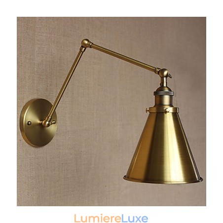 Appliques murales, lampes pivotantes, lampes de lecture, style mini, style rustique, style lodge, métal Appliques murales, lampes pivotantes, lampes de lecture, style mini, style rustique, style lodge, métal