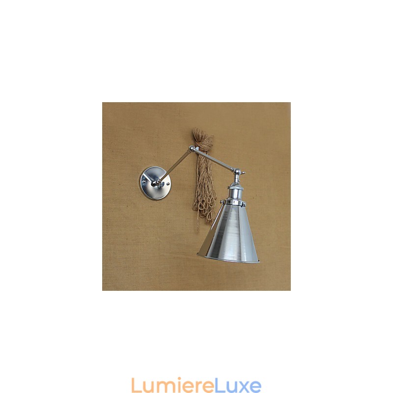 Appliques murales, lampes pivotantes, lampes de lecture, style mini, style rustique, style lodge, métal