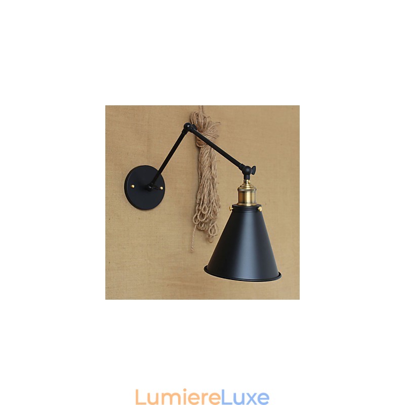 Appliques murales, lampes pivotantes, lampes de lecture, style mini, style rustique, style lodge, métal