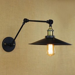Appliques murales, lampes pivotantes, lampes de lecture, style mini, style rustique, style lodge, métal
