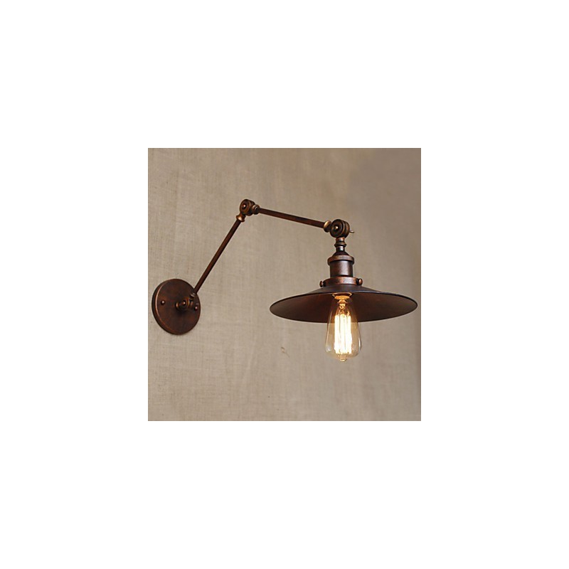 Appliques murales, lampes pivotantes, lampes de lecture, style mini, style rustique, style lodge, métal