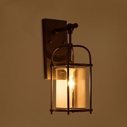 Lampes murales créatives au look industriel, style nord-américain, avec ampoule à flûte Edison, luminaires décoratifs pour bar