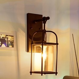 Lampes murales créatives au look industriel, style nord-américain, avec ampoule à flûte Edison, luminaires décoratifs pour bar