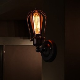 Appliques murales de luxe en métal à 1 lumière