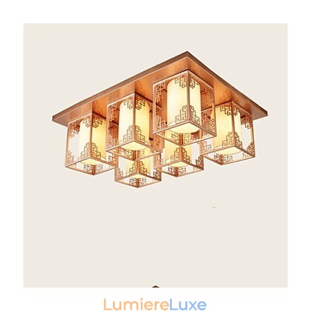 Un éclairage d'ambiance de plafond en fer de style chinois Un éclairage d'ambiance de plafond en fer de style chinois