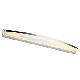 Lampe miroir en acier inoxydable et acrylique