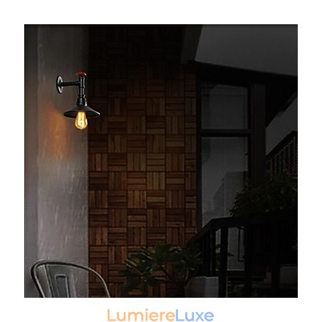 Mini applique murale 1 lumière en fer crème concis Mini applique murale 1 lumière en fer crème concis