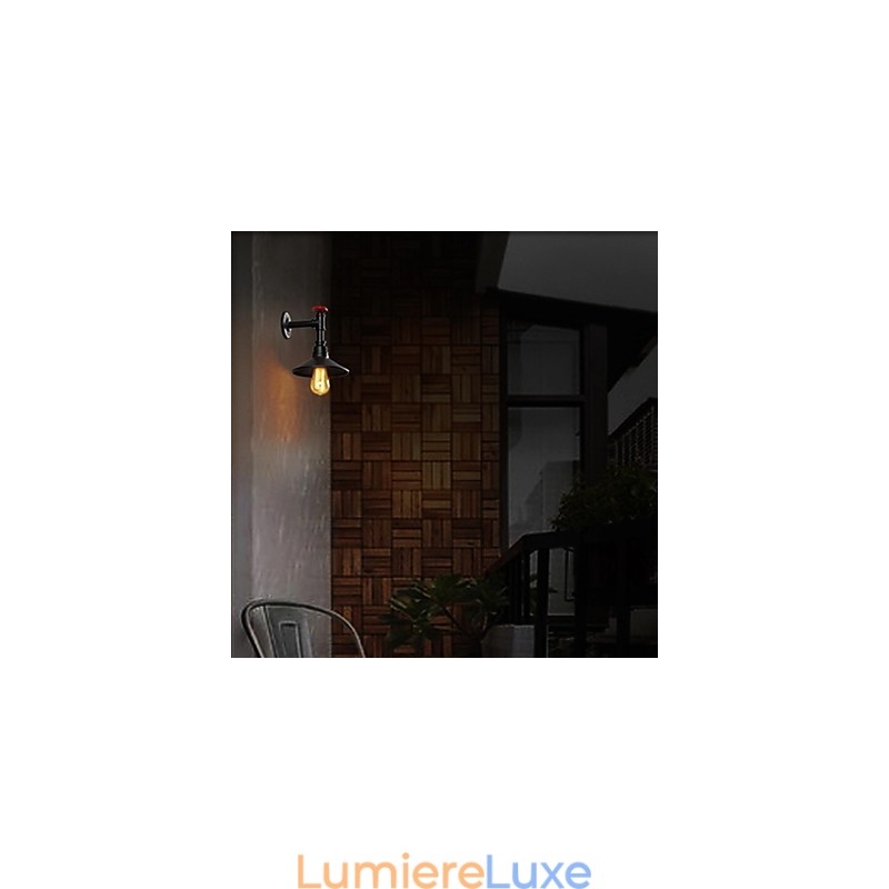 Mini applique murale 1 lumière en fer crème concis